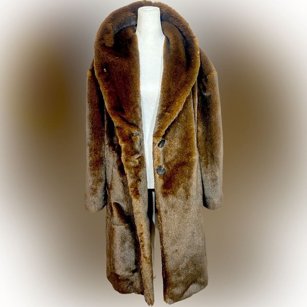 NEW Zara 🔥 Faux-Fur sz XS